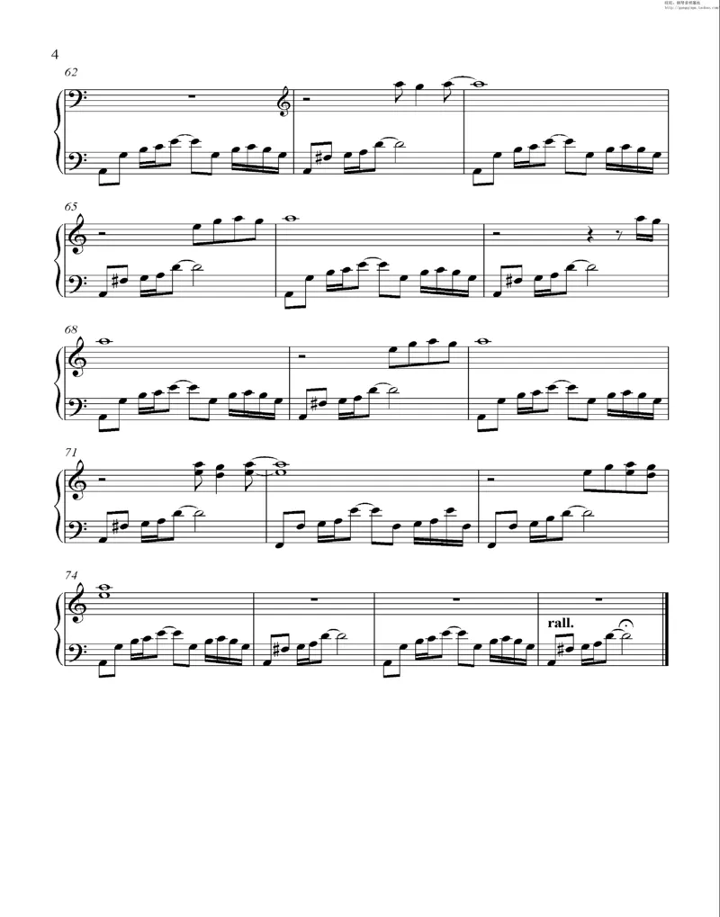 35、细雪-城之内-美莎专辑1-4（208页，共52首）_一万首著名钢琴曲谱哈农贝多芬合集视频教学电子版高清无水印可打印_3流行音乐谱_流行钢琴谱合集形式_高清PDF无水印