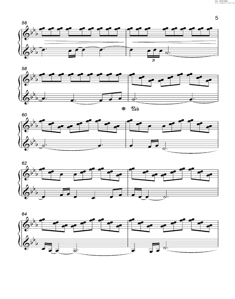 35、细雪-城之内-美莎专辑1-4（208页，共52首）_一万首著名钢琴曲谱哈农贝多芬合集视频教学电子版高清无水印可打印_3流行音乐谱_流行钢琴谱合集形式_高清PDF无水印