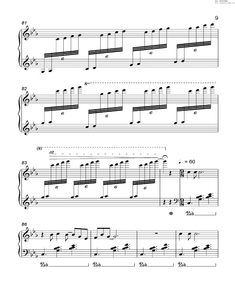 35、细雪-城之内-美莎专辑1-4（208页，共52首）_一万首著名钢琴曲谱哈农贝多芬合集视频教学电子版高清无水印可打印_3流行音乐谱_流行钢琴谱合集形式_高清PDF无水印