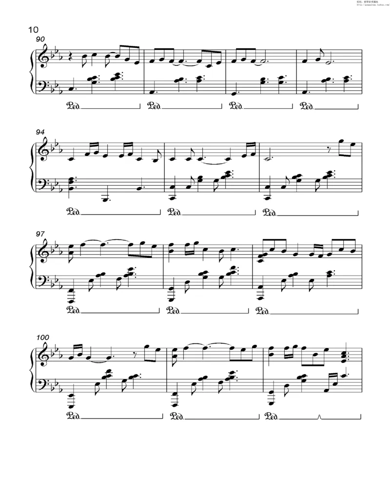 35、细雪-城之内-美莎专辑1-4（208页，共52首）_一万首著名钢琴曲谱哈农贝多芬合集视频教学电子版高清无水印可打印_3流行音乐谱_流行钢琴谱合集形式_高清PDF无水印