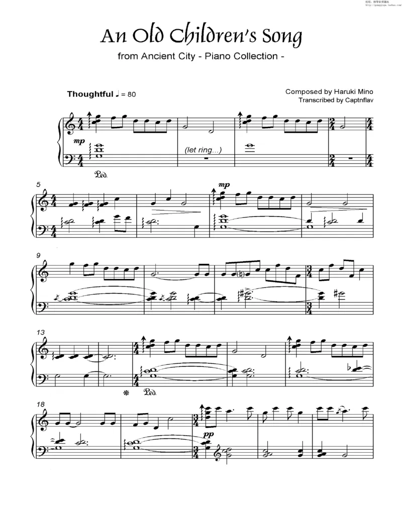 35、细雪-城之内-美莎专辑1-4（208页，共52首）_一万首著名钢琴曲谱哈农贝多芬合集视频教学电子版高清无水印可打印_3流行音乐谱_流行钢琴谱合集形式_高清PDF无水印