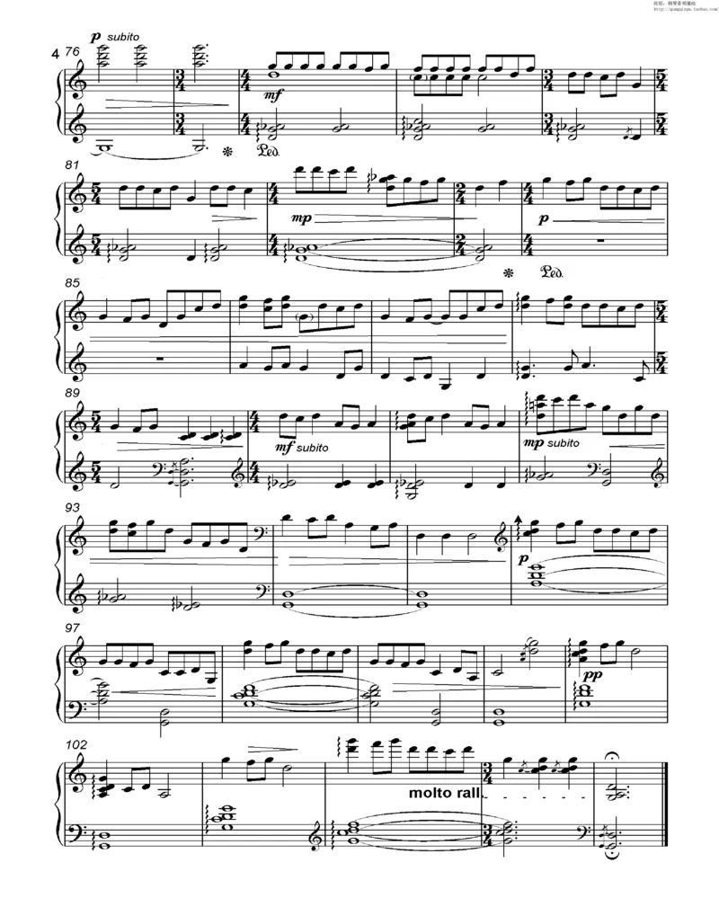 35、细雪-城之内-美莎专辑1-4（208页，共52首）_一万首著名钢琴曲谱哈农贝多芬合集视频教学电子版高清无水印可打印_3流行音乐谱_流行钢琴谱合集形式_高清PDF无水印