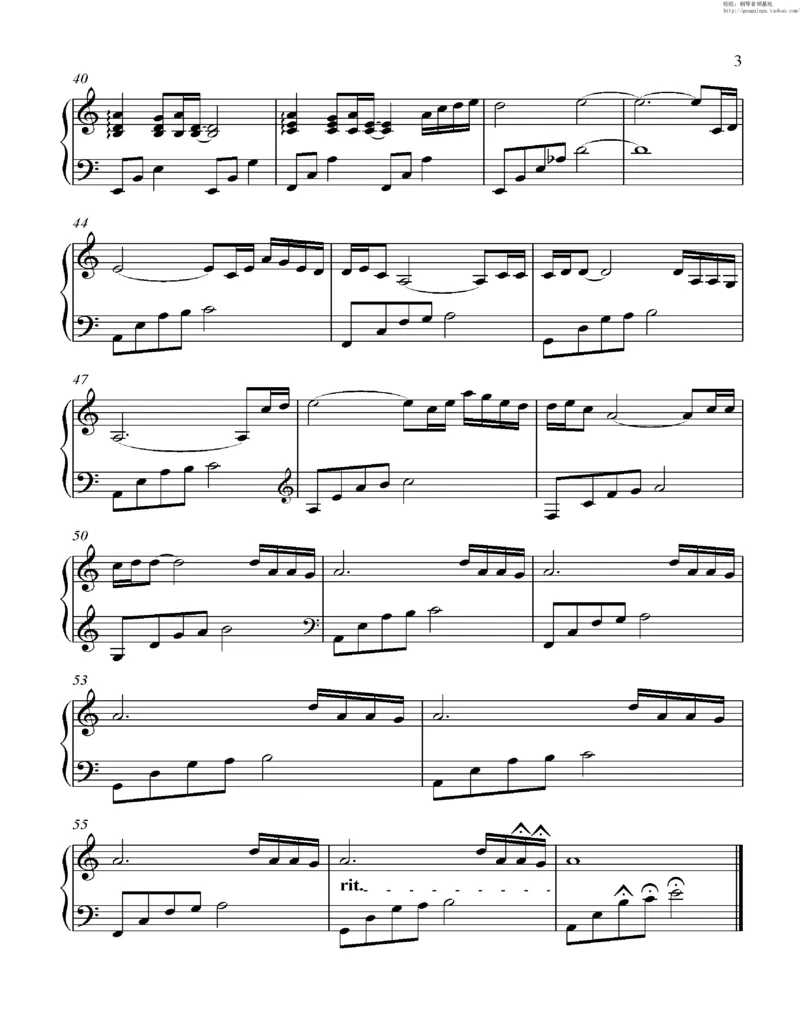 35、细雪-城之内-美莎专辑1-4（208页，共52首）_一万首著名钢琴曲谱哈农贝多芬合集视频教学电子版高清无水印可打印_3流行音乐谱_流行钢琴谱合集形式_高清PDF无水印