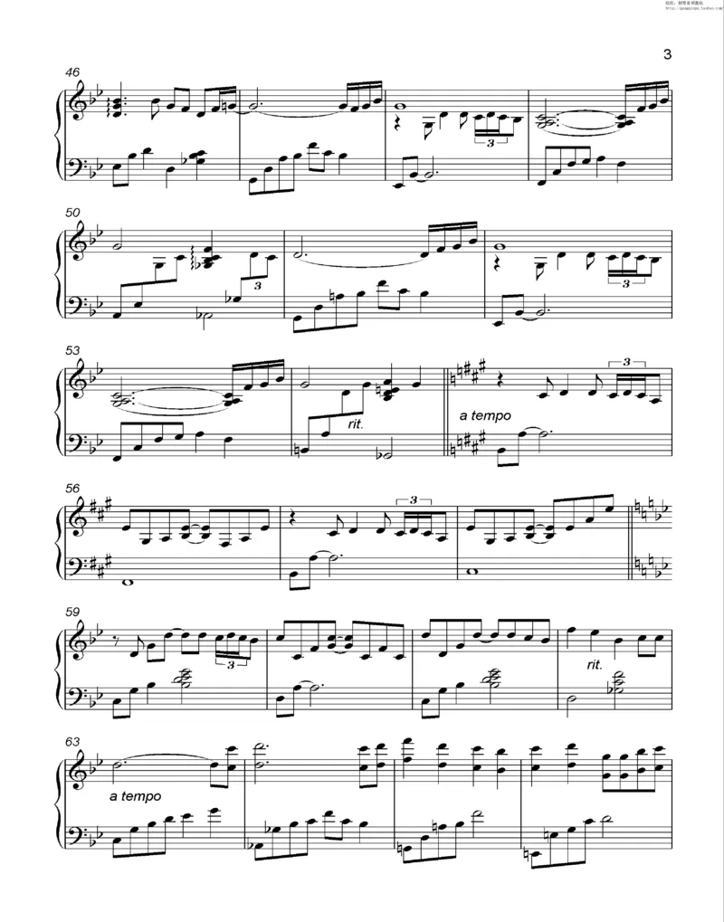 35、细雪-城之内-美莎专辑1-4（208页，共52首）_一万首著名钢琴曲谱哈农贝多芬合集视频教学电子版高清无水印可打印_3流行音乐谱_流行钢琴谱合集形式_高清PDF无水印