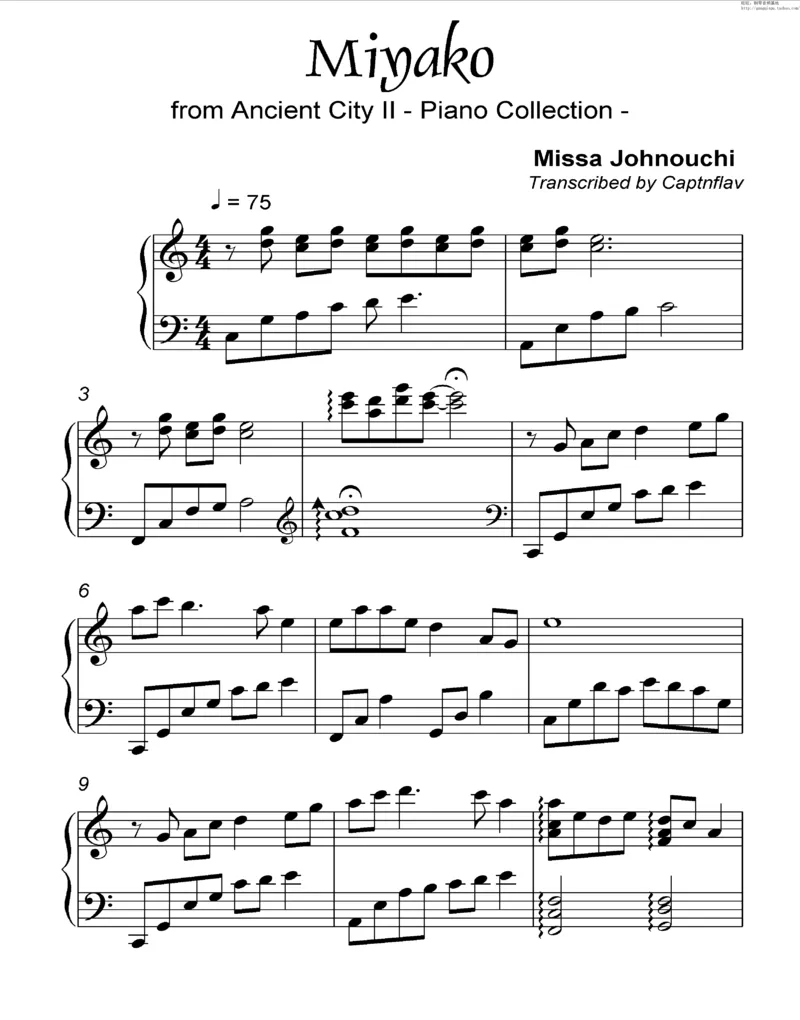 35、细雪-城之内-美莎专辑1-4（208页，共52首）_一万首著名钢琴曲谱哈农贝多芬合集视频教学电子版高清无水印可打印_3流行音乐谱_流行钢琴谱合集形式_高清PDF无水印