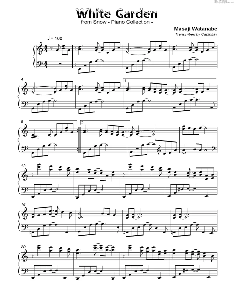 35、细雪-城之内-美莎专辑1-4（208页，共52首）_一万首著名钢琴曲谱哈农贝多芬合集视频教学电子版高清无水印可打印_3流行音乐谱_流行钢琴谱合集形式_高清PDF无水印