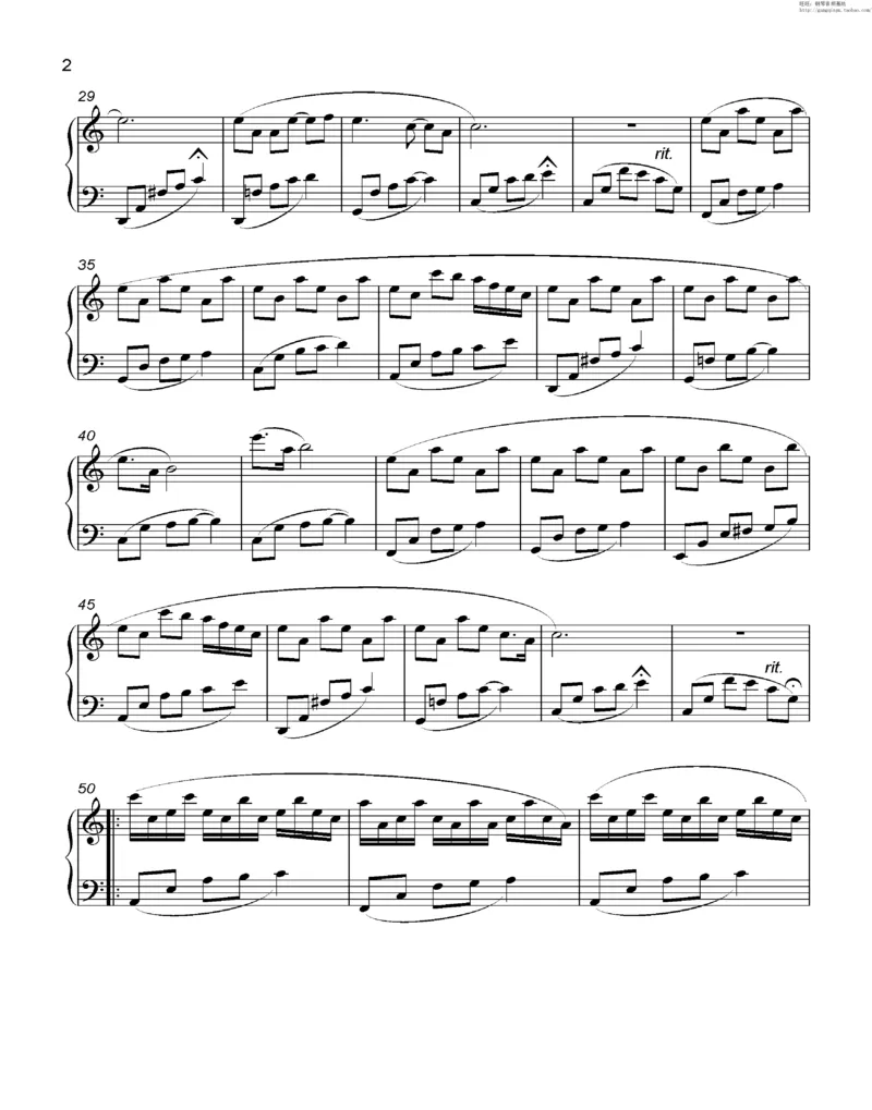 35、细雪-城之内-美莎专辑1-4（208页，共52首）_一万首著名钢琴曲谱哈农贝多芬合集视频教学电子版高清无水印可打印_3流行音乐谱_流行钢琴谱合集形式_高清PDF无水印