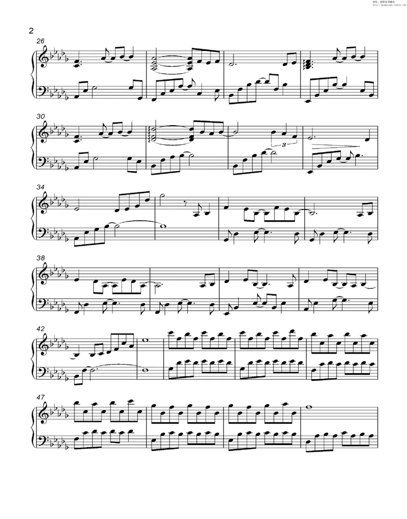 35、细雪-城之内-美莎专辑1-4（208页，共52首）_一万首著名钢琴曲谱哈农贝多芬合集视频教学电子版高清无水印可打印_3流行音乐谱_流行钢琴谱合集形式_高清PDF无水印