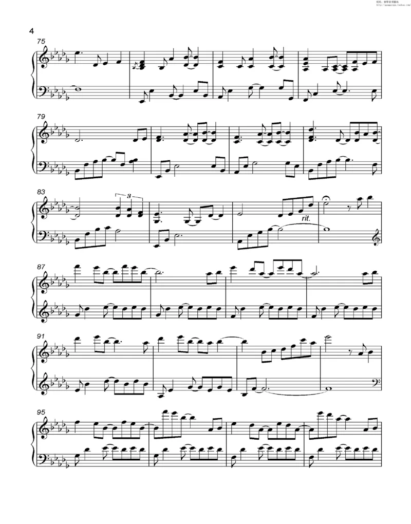 35、细雪-城之内-美莎专辑1-4（208页，共52首）_一万首著名钢琴曲谱哈农贝多芬合集视频教学电子版高清无水印可打印_3流行音乐谱_流行钢琴谱合集形式_高清PDF无水印