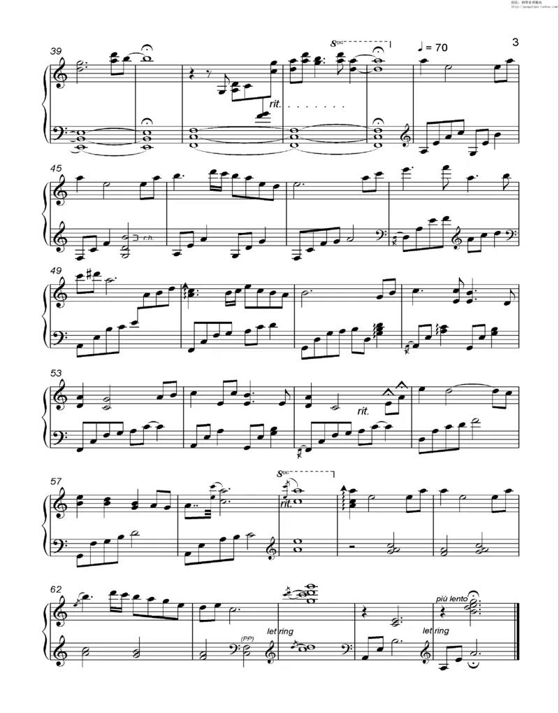 35、细雪-城之内-美莎专辑1-4（208页，共52首）_一万首著名钢琴曲谱哈农贝多芬合集视频教学电子版高清无水印可打印_3流行音乐谱_流行钢琴谱合集形式_高清PDF无水印