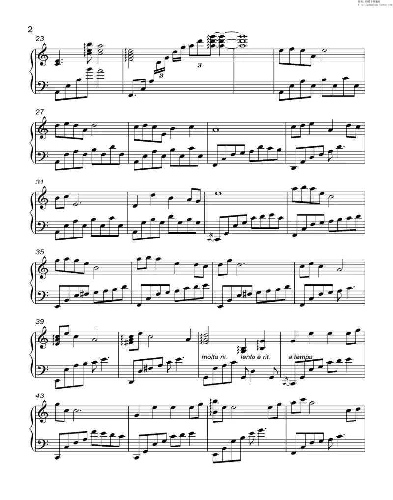 35、细雪-城之内-美莎专辑1-4（208页，共52首）_一万首著名钢琴曲谱哈农贝多芬合集视频教学电子版高清无水印可打印_3流行音乐谱_流行钢琴谱合集形式_高清PDF无水印