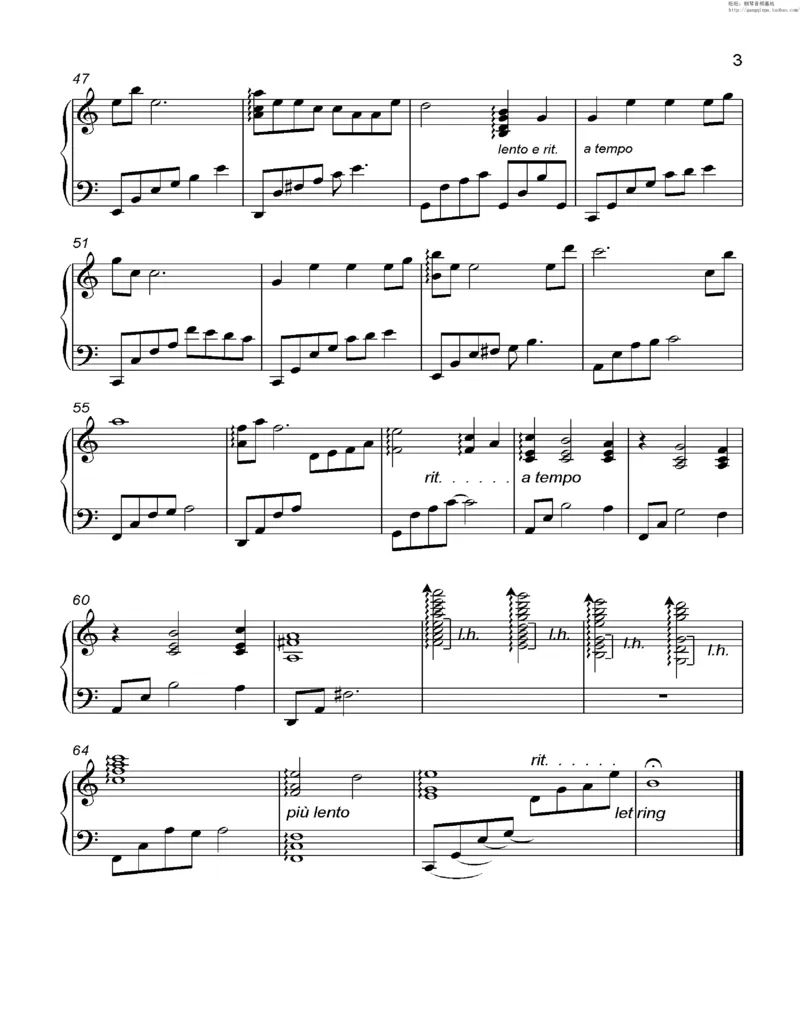 35、细雪-城之内-美莎专辑1-4（208页，共52首）_一万首著名钢琴曲谱哈农贝多芬合集视频教学电子版高清无水印可打印_3流行音乐谱_流行钢琴谱合集形式_高清PDF无水印