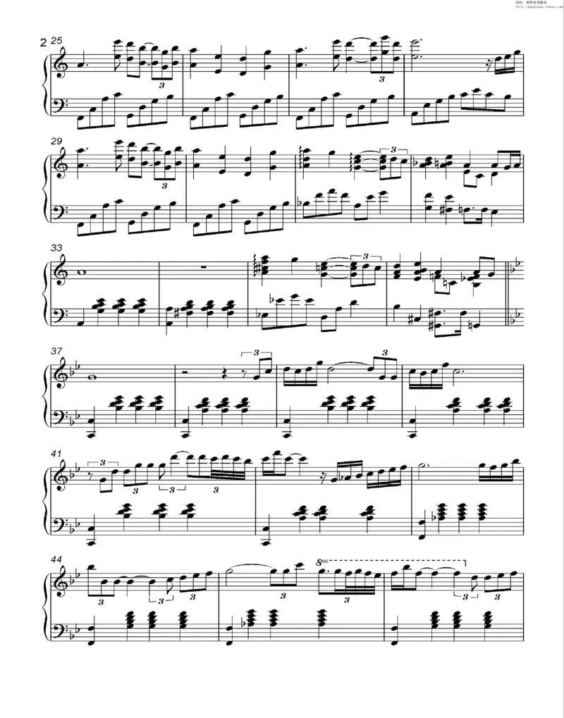 35、细雪-城之内-美莎专辑1-4（208页，共52首）_一万首著名钢琴曲谱哈农贝多芬合集视频教学电子版高清无水印可打印_3流行音乐谱_流行钢琴谱合集形式_高清PDF无水印