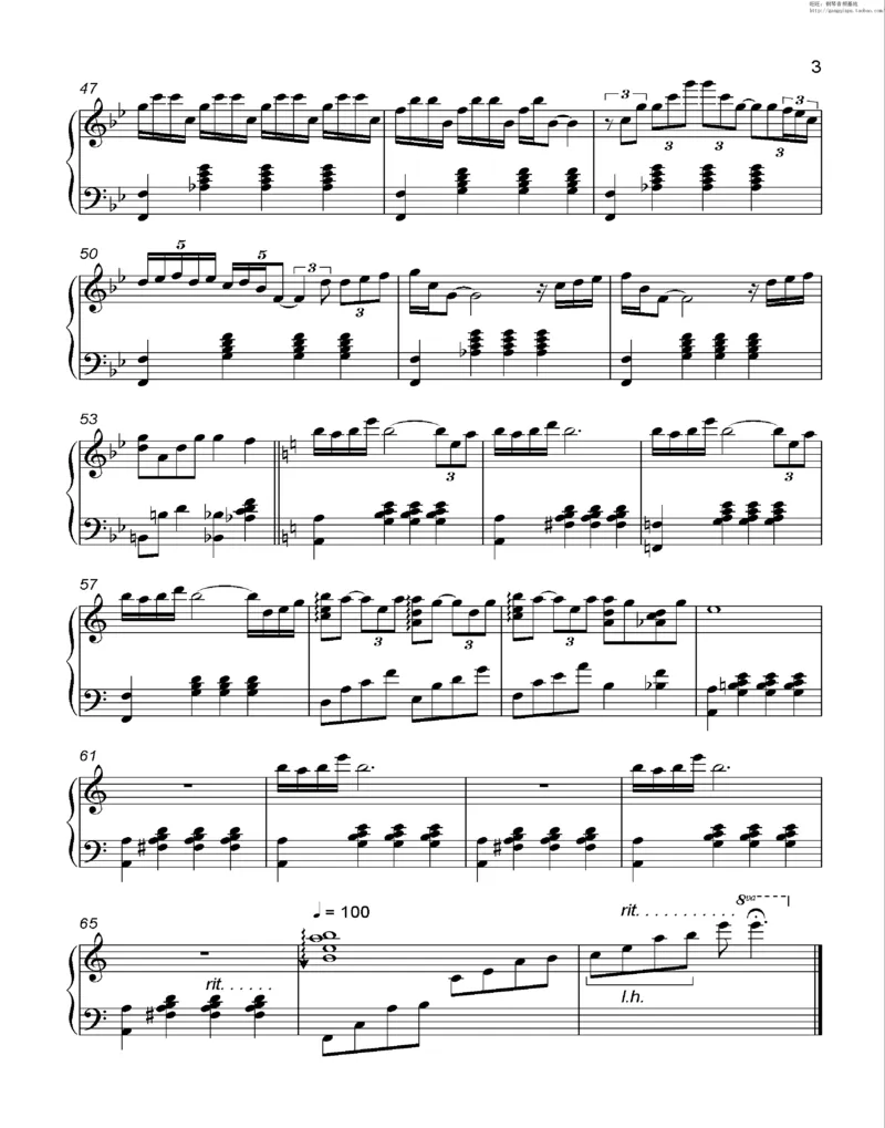 35、细雪-城之内-美莎专辑1-4（208页，共52首）_一万首著名钢琴曲谱哈农贝多芬合集视频教学电子版高清无水印可打印_3流行音乐谱_流行钢琴谱合集形式_高清PDF无水印