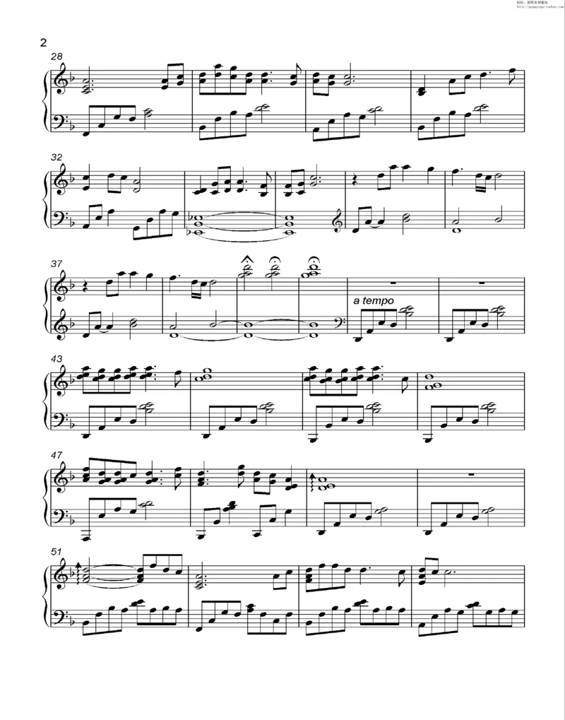 35、细雪-城之内-美莎专辑1-4（208页，共52首）_一万首著名钢琴曲谱哈农贝多芬合集视频教学电子版高清无水印可打印_3流行音乐谱_流行钢琴谱合集形式_高清PDF无水印