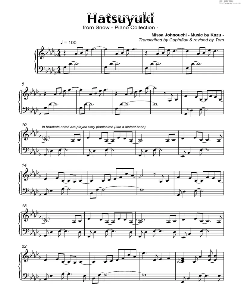 35、细雪-城之内-美莎专辑1-4（208页，共52首）_一万首著名钢琴曲谱哈农贝多芬合集视频教学电子版高清无水印可打印_3流行音乐谱_流行钢琴谱合集形式_高清PDF无水印