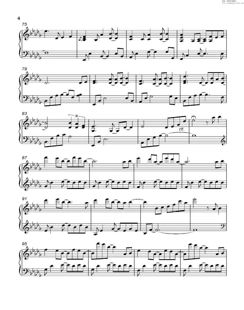 35、细雪-城之内-美莎专辑1-4（208页，共52首）_一万首著名钢琴曲谱哈农贝多芬合集视频教学电子版高清无水印可打印_3流行音乐谱_流行钢琴谱合集形式_高清PDF无水印