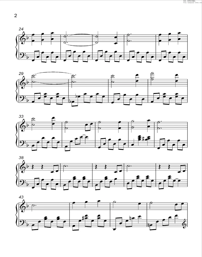 35、细雪-城之内-美莎专辑1-4（208页，共52首）_一万首著名钢琴曲谱哈农贝多芬合集视频教学电子版高清无水印可打印_3流行音乐谱_流行钢琴谱合集形式_高清PDF无水印