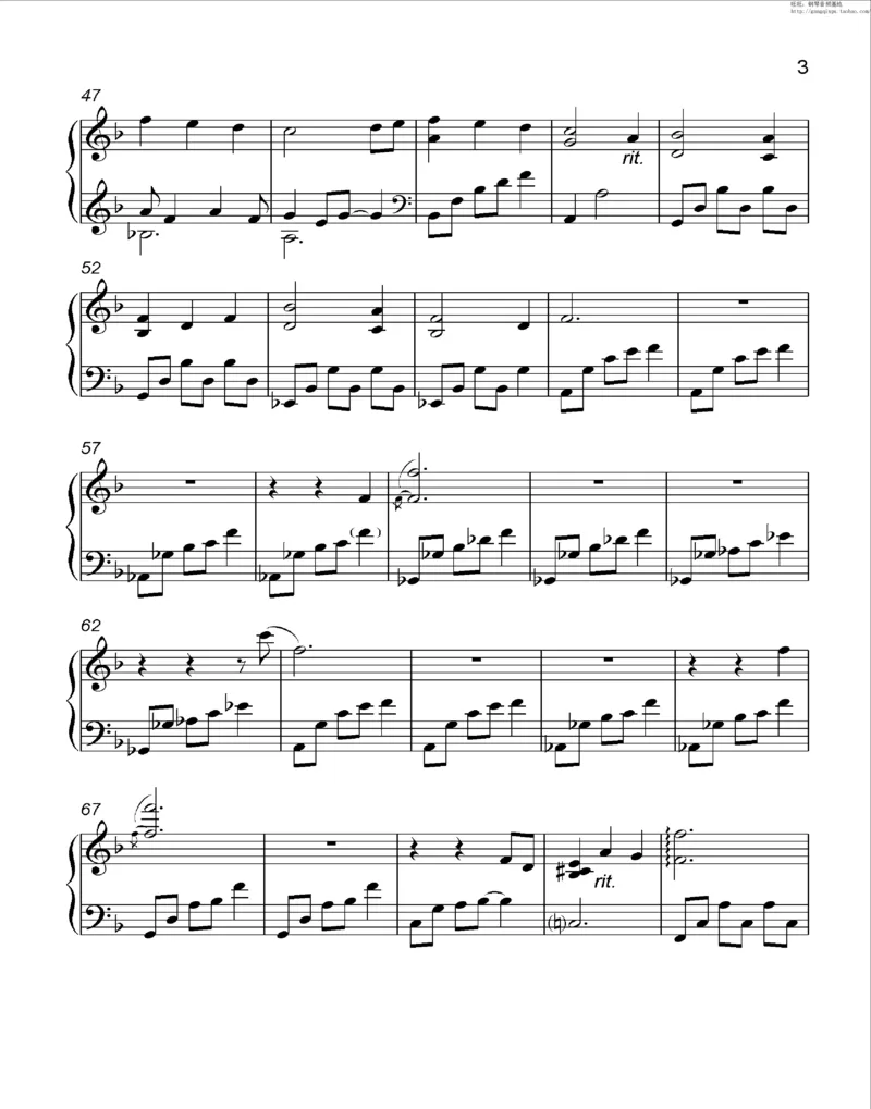 35、细雪-城之内-美莎专辑1-4（208页，共52首）_一万首著名钢琴曲谱哈农贝多芬合集视频教学电子版高清无水印可打印_3流行音乐谱_流行钢琴谱合集形式_高清PDF无水印