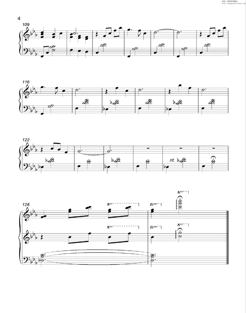 35、细雪-城之内-美莎专辑1-4（208页，共52首）_一万首著名钢琴曲谱哈农贝多芬合集视频教学电子版高清无水印可打印_3流行音乐谱_流行钢琴谱合集形式_高清PDF无水印