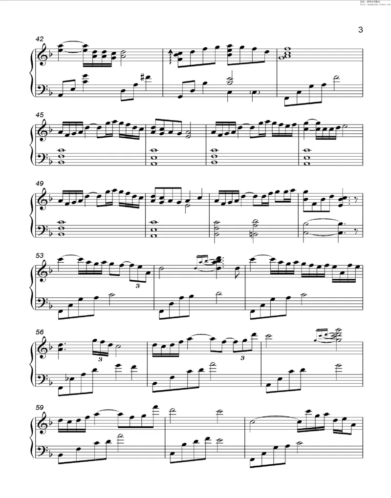 35、细雪-城之内-美莎专辑1-4（208页，共52首）_一万首著名钢琴曲谱哈农贝多芬合集视频教学电子版高清无水印可打印_3流行音乐谱_流行钢琴谱合集形式_高清PDF无水印