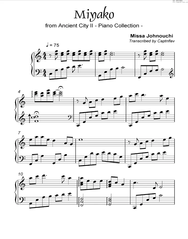 35、细雪-城之内-美莎专辑1-4（208页，共52首）_一万首著名钢琴曲谱哈农贝多芬合集视频教学电子版高清无水印可打印_3流行音乐谱_流行钢琴谱合集形式_高清PDF无水印