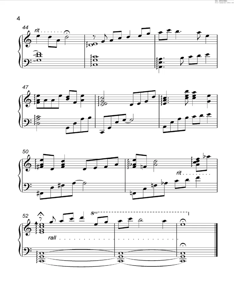 35、细雪-城之内-美莎专辑1-4（208页，共52首）_一万首著名钢琴曲谱哈农贝多芬合集视频教学电子版高清无水印可打印_3流行音乐谱_流行钢琴谱合集形式_高清PDF无水印