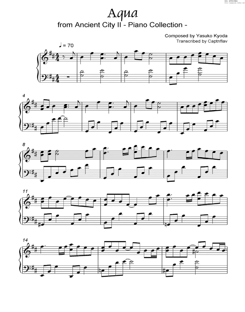 35、细雪-城之内-美莎专辑1-4（208页，共52首）_一万首著名钢琴曲谱哈农贝多芬合集视频教学电子版高清无水印可打印_3流行音乐谱_流行钢琴谱合集形式_高清PDF无水印