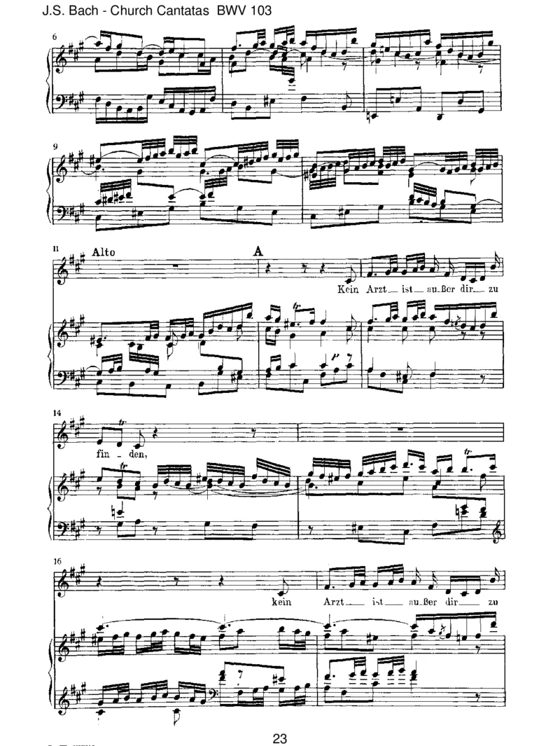BWV103Ihrwerdetweinenundheulen_一万首著名钢琴曲谱哈农贝多芬合集视频教学电子版高清无水印可打印_1古典钢琴知名音乐家谱_巴赫钢琴谱全集_J.S巴赫作品全集_JohannSebastianBach(1685-1750)巴赫