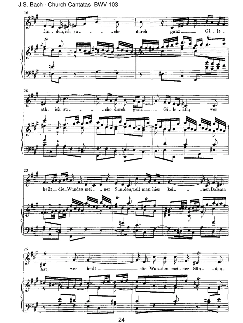 BWV103Ihrwerdetweinenundheulen_一万首著名钢琴曲谱哈农贝多芬合集视频教学电子版高清无水印可打印_1古典钢琴知名音乐家谱_巴赫钢琴谱全集_J.S巴赫作品全集_JohannSebastianBach(1685-1750)巴赫