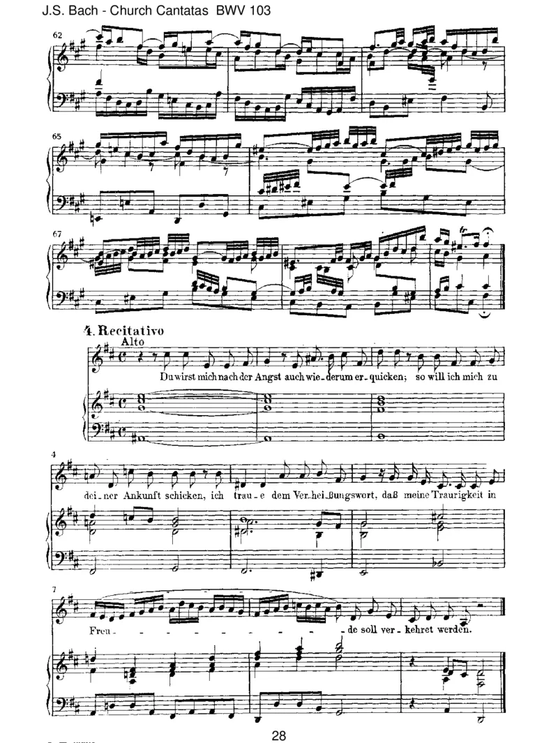 BWV103Ihrwerdetweinenundheulen_一万首著名钢琴曲谱哈农贝多芬合集视频教学电子版高清无水印可打印_1古典钢琴知名音乐家谱_巴赫钢琴谱全集_J.S巴赫作品全集_JohannSebastianBach(1685-1750)巴赫