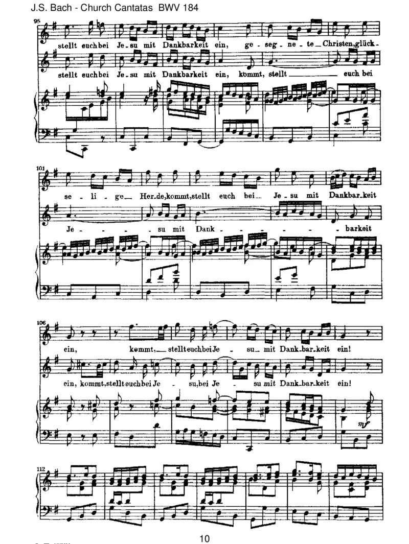 BWV184Erw&uuml;nschtesFreudenlicht_一万首著名钢琴曲谱哈农贝多芬合集视频教学电子版高清无水印可打印_1古典钢琴知名音乐家谱_巴赫钢琴谱全集_J.S巴赫作品全集_JohannSebastianBach(1685-1750)巴赫