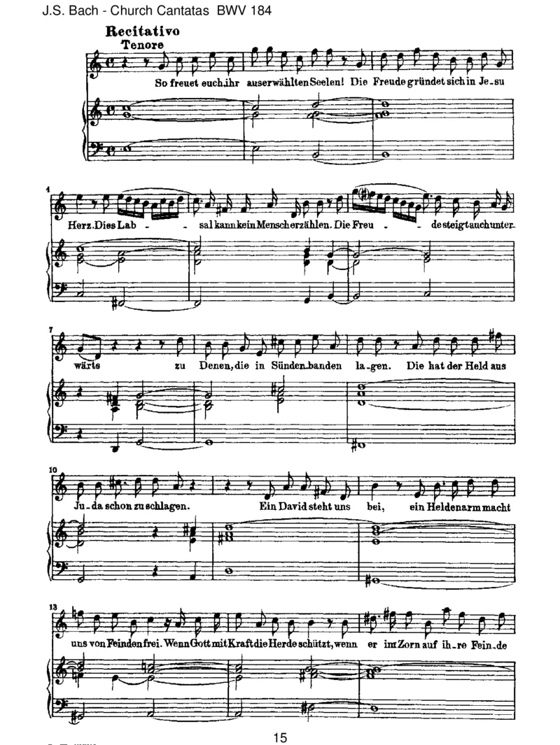 BWV184Erw&uuml;nschtesFreudenlicht_一万首著名钢琴曲谱哈农贝多芬合集视频教学电子版高清无水印可打印_1古典钢琴知名音乐家谱_巴赫钢琴谱全集_J.S巴赫作品全集_JohannSebastianBach(1685-1750)巴赫