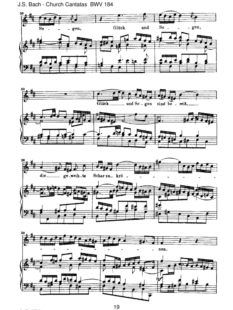 BWV184Erw&uuml;nschtesFreudenlicht_一万首著名钢琴曲谱哈农贝多芬合集视频教学电子版高清无水印可打印_1古典钢琴知名音乐家谱_巴赫钢琴谱全集_J.S巴赫作品全集_JohannSebastianBach(1685-1750)巴赫