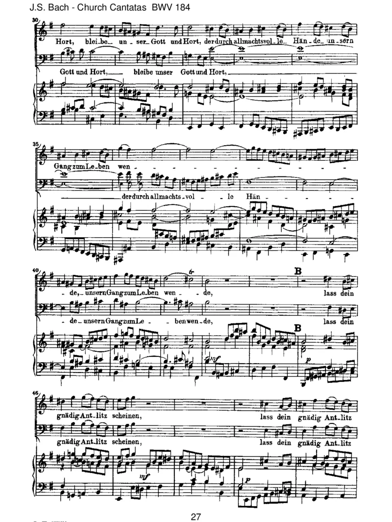 BWV184Erw&uuml;nschtesFreudenlicht_一万首著名钢琴曲谱哈农贝多芬合集视频教学电子版高清无水印可打印_1古典钢琴知名音乐家谱_巴赫钢琴谱全集_J.S巴赫作品全集_JohannSebastianBach(1685-1750)巴赫