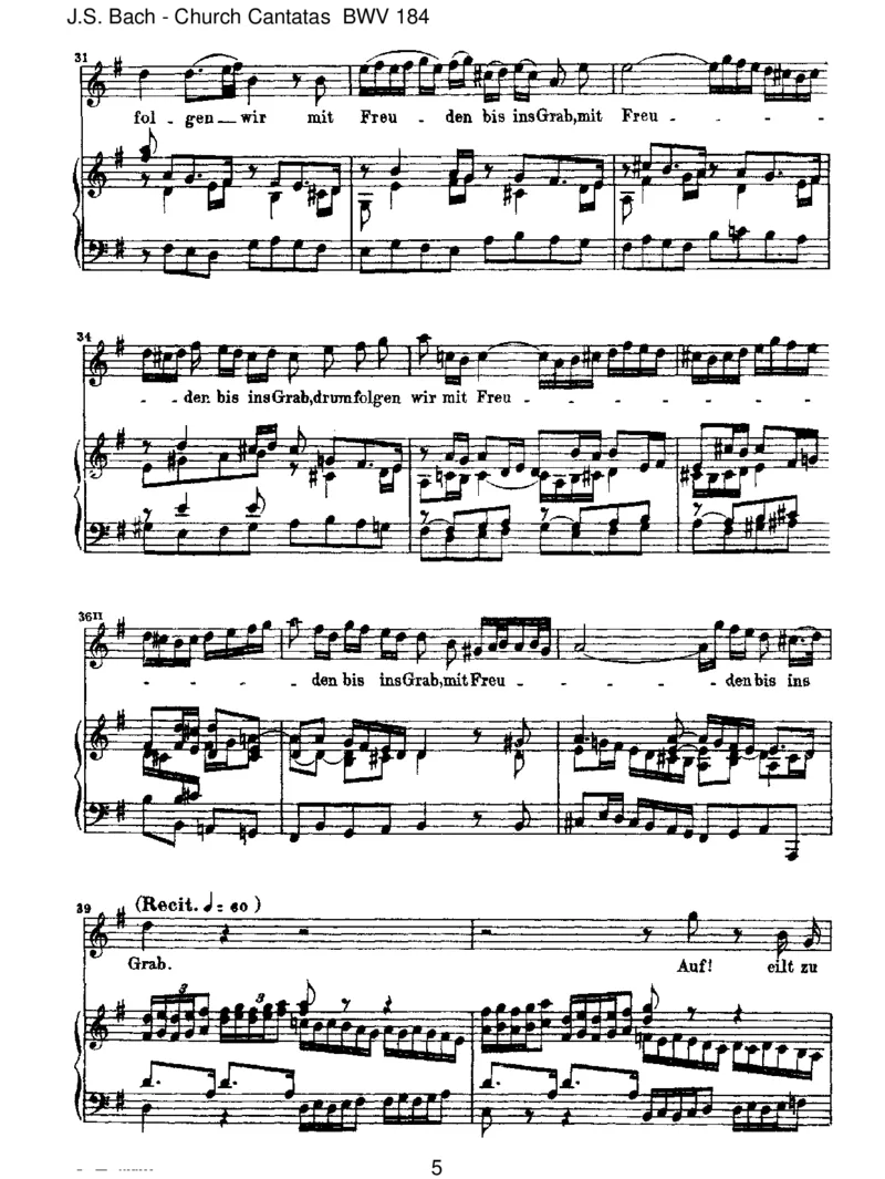 BWV184Erw&uuml;nschtesFreudenlicht_一万首著名钢琴曲谱哈农贝多芬合集视频教学电子版高清无水印可打印_1古典钢琴知名音乐家谱_巴赫钢琴谱全集_J.S巴赫作品全集_JohannSebastianBach(1685-1750)巴赫