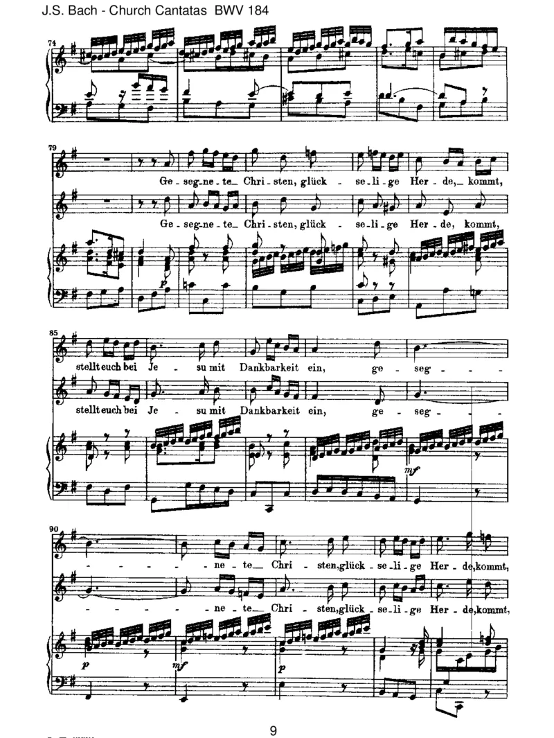 BWV184Erw&uuml;nschtesFreudenlicht_一万首著名钢琴曲谱哈农贝多芬合集视频教学电子版高清无水印可打印_1古典钢琴知名音乐家谱_巴赫钢琴谱全集_J.S巴赫作品全集_JohannSebastianBach(1685-1750)巴赫