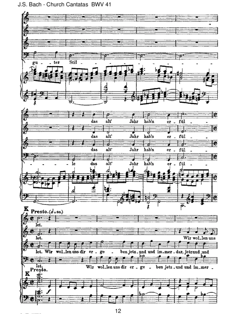 BWV41Jesu,nunseigepreiset_一万首著名钢琴曲谱哈农贝多芬合集视频教学电子版高清无水印可打印_1古典钢琴知名音乐家谱_巴赫钢琴谱全集_J.S巴赫作品全集_JohannSebastianBach(1685-1750)巴赫