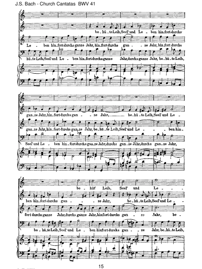 BWV41Jesu,nunseigepreiset_一万首著名钢琴曲谱哈农贝多芬合集视频教学电子版高清无水印可打印_1古典钢琴知名音乐家谱_巴赫钢琴谱全集_J.S巴赫作品全集_JohannSebastianBach(1685-1750)巴赫