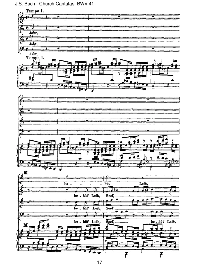 BWV41Jesu,nunseigepreiset_一万首著名钢琴曲谱哈农贝多芬合集视频教学电子版高清无水印可打印_1古典钢琴知名音乐家谱_巴赫钢琴谱全集_J.S巴赫作品全集_JohannSebastianBach(1685-1750)巴赫