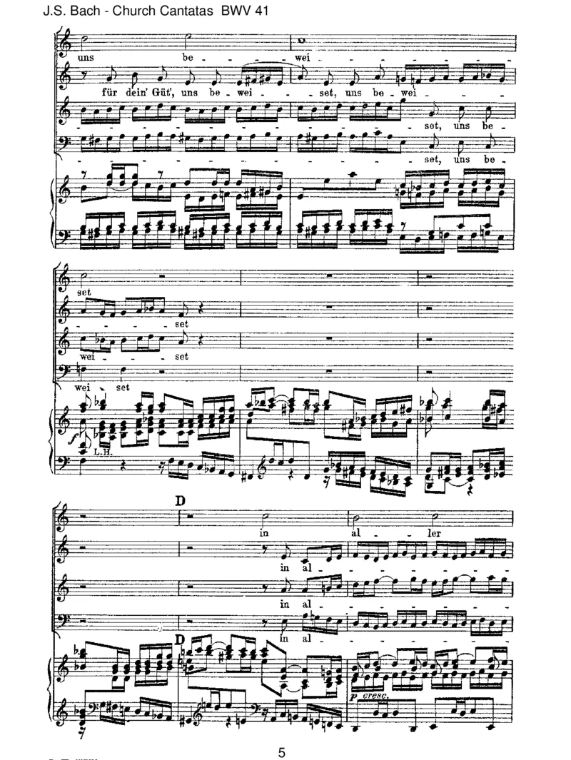 BWV41Jesu,nunseigepreiset_一万首著名钢琴曲谱哈农贝多芬合集视频教学电子版高清无水印可打印_1古典钢琴知名音乐家谱_巴赫钢琴谱全集_J.S巴赫作品全集_JohannSebastianBach(1685-1750)巴赫