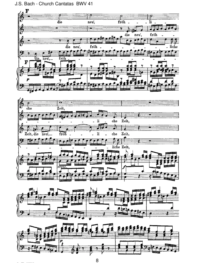 BWV41Jesu,nunseigepreiset_一万首著名钢琴曲谱哈农贝多芬合集视频教学电子版高清无水印可打印_1古典钢琴知名音乐家谱_巴赫钢琴谱全集_J.S巴赫作品全集_JohannSebastianBach(1685-1750)巴赫