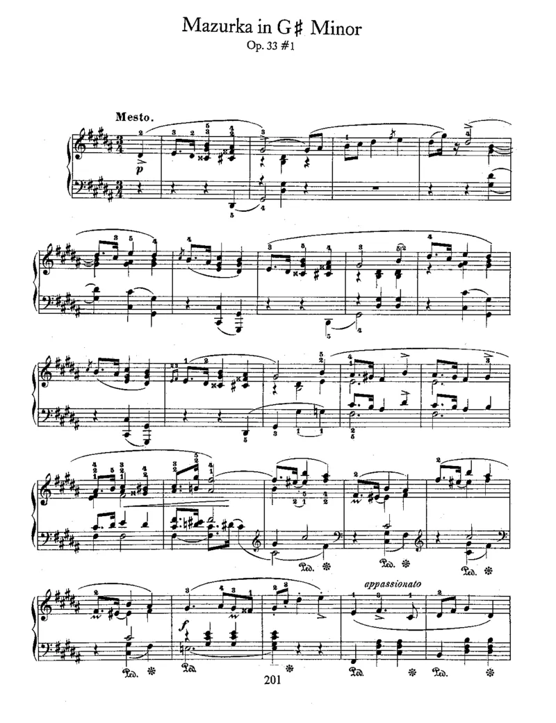 4Mazurkas,Op33_一万首著名钢琴曲谱哈农贝多芬合集视频教学电子版高清无水印可打印_1古典钢琴知名音乐家谱_肖邦钢琴谱全集_马祖卡