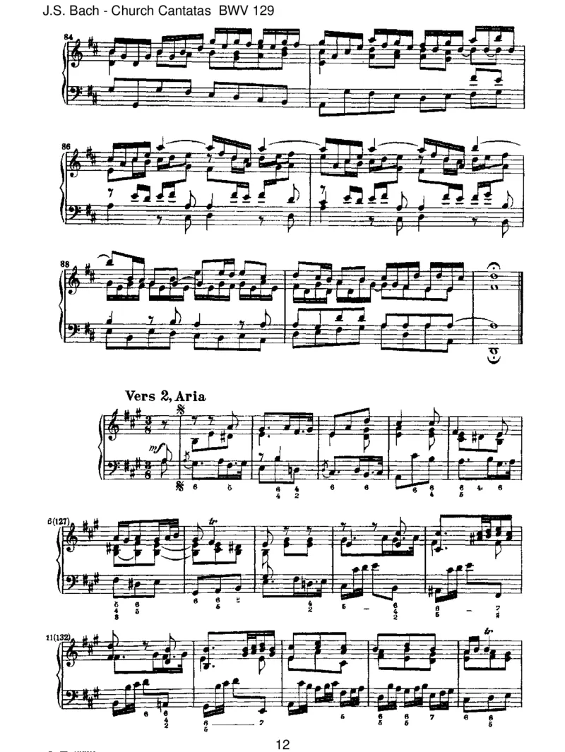 BWV129GelobetseiderHerr,meinGott_一万首著名钢琴曲谱哈农贝多芬合集视频教学电子版高清无水印可打印_1古典钢琴知名音乐家谱_巴赫钢琴谱全集_J.S巴赫作品全集