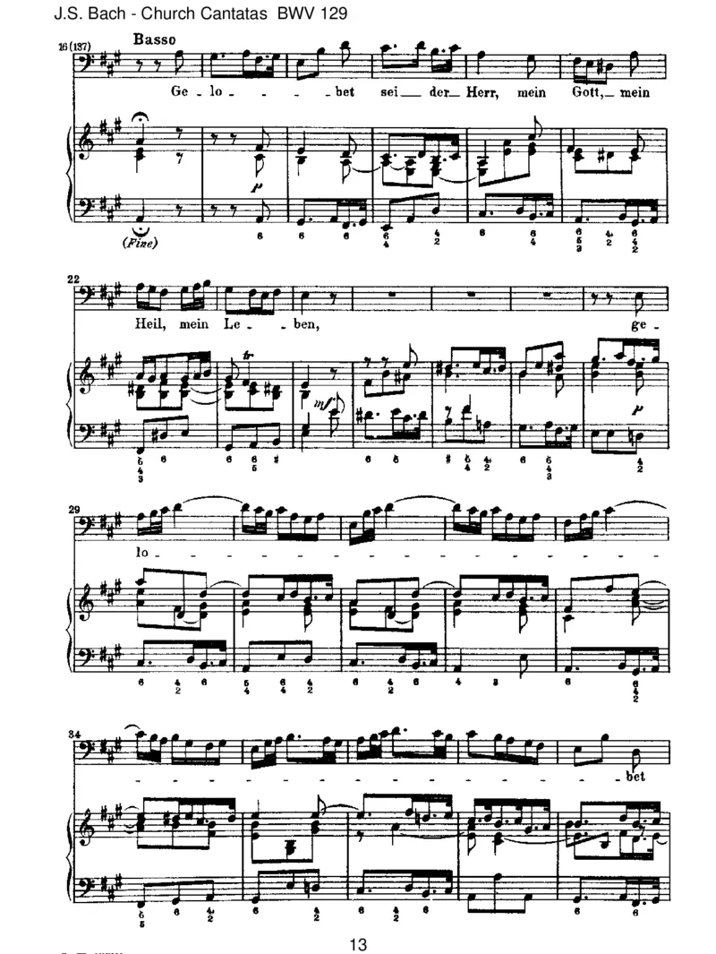 BWV129GelobetseiderHerr,meinGott_一万首著名钢琴曲谱哈农贝多芬合集视频教学电子版高清无水印可打印_1古典钢琴知名音乐家谱_巴赫钢琴谱全集_J.S巴赫作品全集