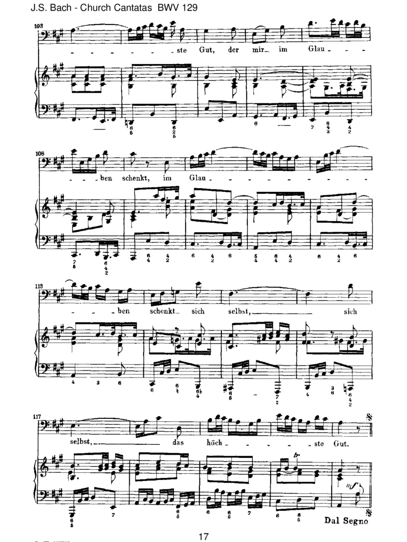 BWV129GelobetseiderHerr,meinGott_一万首著名钢琴曲谱哈农贝多芬合集视频教学电子版高清无水印可打印_1古典钢琴知名音乐家谱_巴赫钢琴谱全集_J.S巴赫作品全集