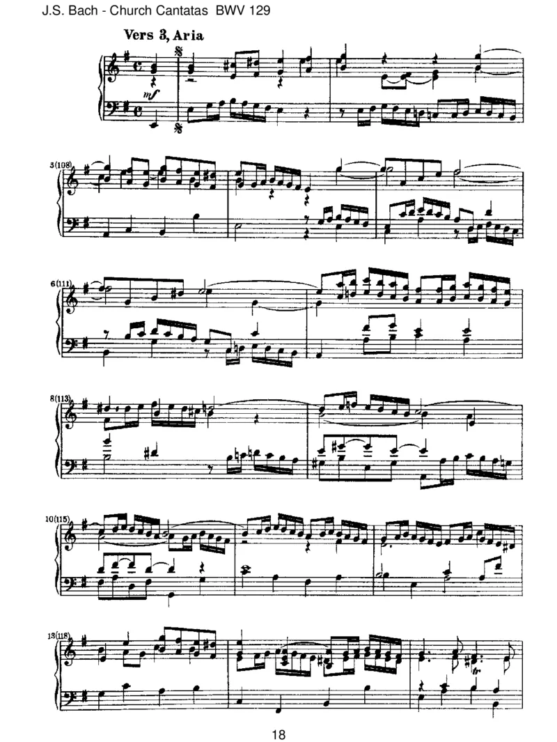 BWV129GelobetseiderHerr,meinGott_一万首著名钢琴曲谱哈农贝多芬合集视频教学电子版高清无水印可打印_1古典钢琴知名音乐家谱_巴赫钢琴谱全集_J.S巴赫作品全集