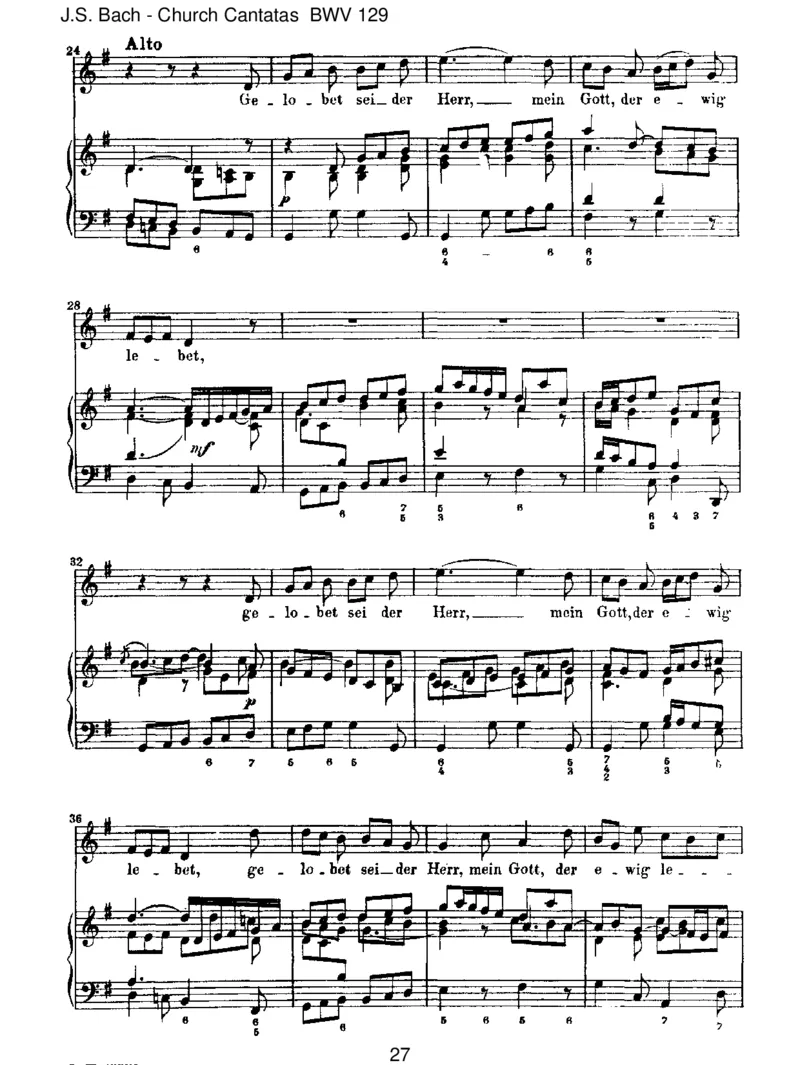 BWV129GelobetseiderHerr,meinGott_一万首著名钢琴曲谱哈农贝多芬合集视频教学电子版高清无水印可打印_1古典钢琴知名音乐家谱_巴赫钢琴谱全集_J.S巴赫作品全集