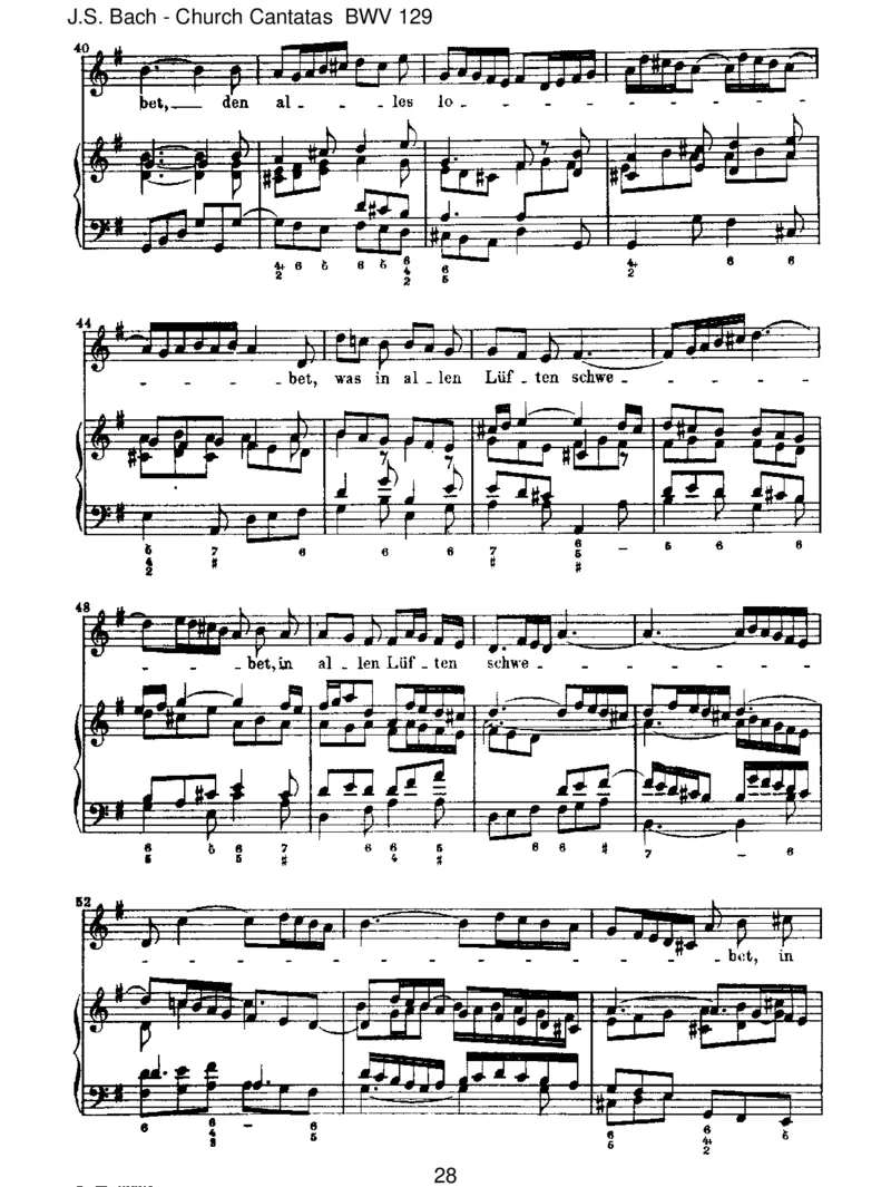 BWV129GelobetseiderHerr,meinGott_一万首著名钢琴曲谱哈农贝多芬合集视频教学电子版高清无水印可打印_1古典钢琴知名音乐家谱_巴赫钢琴谱全集_J.S巴赫作品全集
