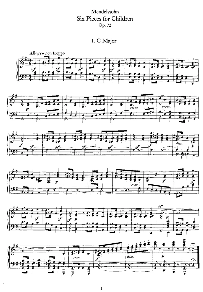 6PiecesforChildren,Op72_一万首著名钢琴曲谱哈农贝多芬合集视频教学电子版高清无水印可打印_02现代钢琴谱合集_马克西姆钢琴谱全集_门德尔松钢琴谱全集_其他